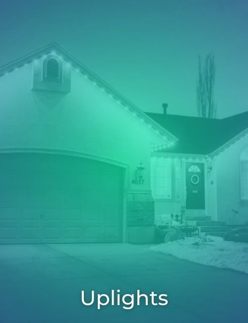 house that Trimlight Chicago put lights on