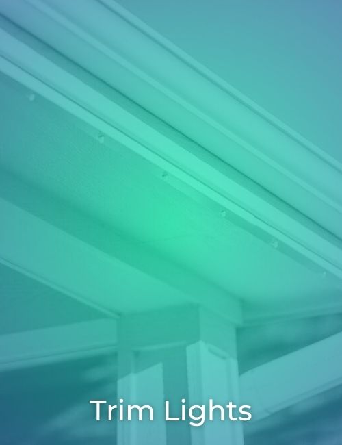 house that Trimlight Chicago put lights on