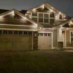 house that Trimlight Chicago put lights on