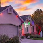 house that Trimlight Chicago put lights on