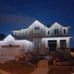 house that Trimlight Chicago put lights on
