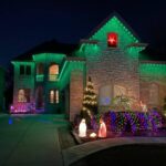 house that Trimlight Chicago put lights on