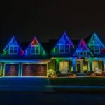 house that Trimlight Chicago put lights on