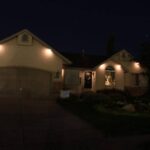 house that Trimlight Chicago put lights on