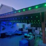 house that Trimlight Chicago put lights on