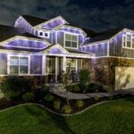 house that Trimlight Chicago put lights on