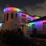 house that Trimlight Chicago put lights on