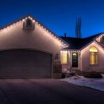house that Trimlight Chicago put lights on