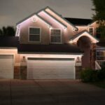house that Trimlight Chicago put lights on