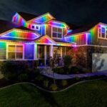 house that Trimlight Chicago put lights on