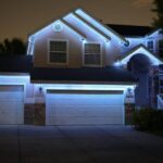 house that Trimlight Chicago put lights on