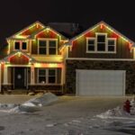 house that Trimlight Chicago put lights on
