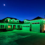 house that Trimlight Chicago put lights on