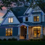 house that Trimlight Chicago put lights on