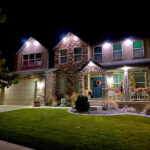 house that Trimlight Chicago put lights on