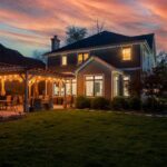 house that Trimlight Chicago put lights on