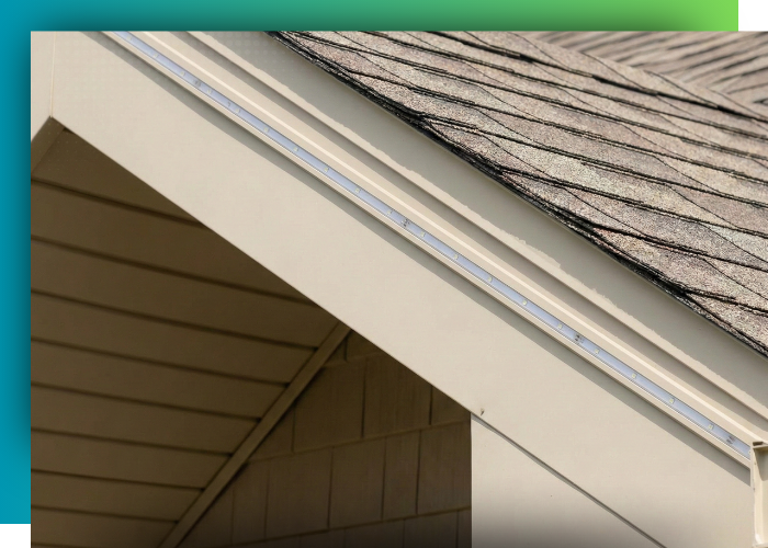 close up of permanent outdoor lighting